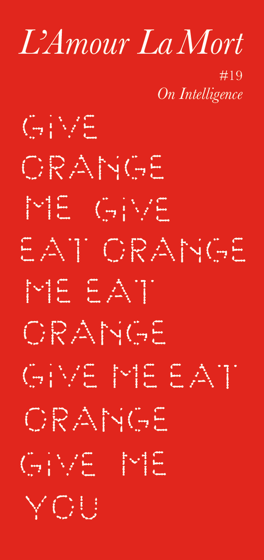 L'Amour La Mort #19 - On Intelligence